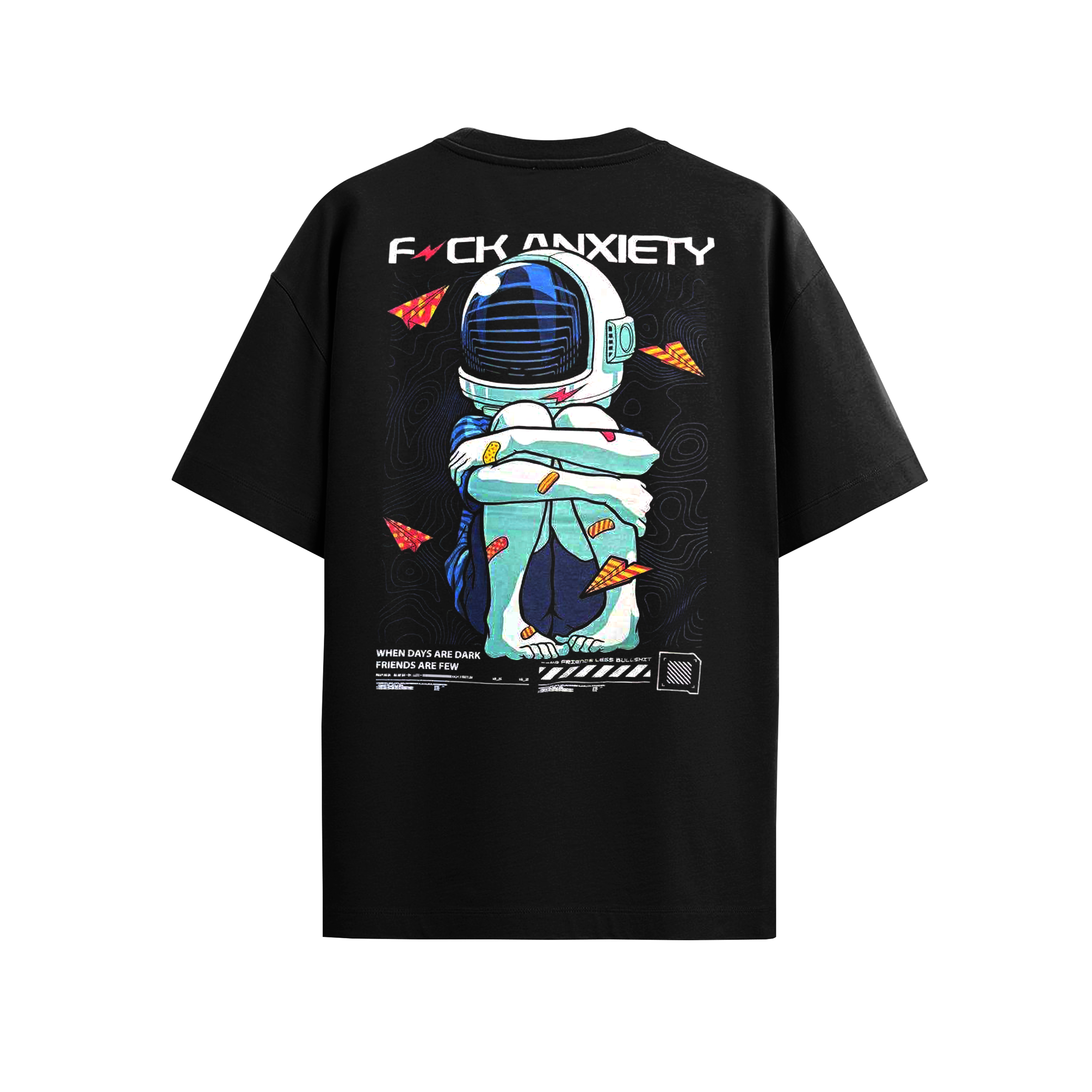 BOY SITTING ASTRONAUT